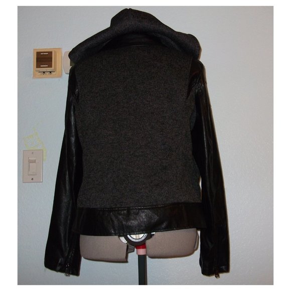 Triple Star Size XL Black Buckle Moto Jacket - Picture 8 of 16